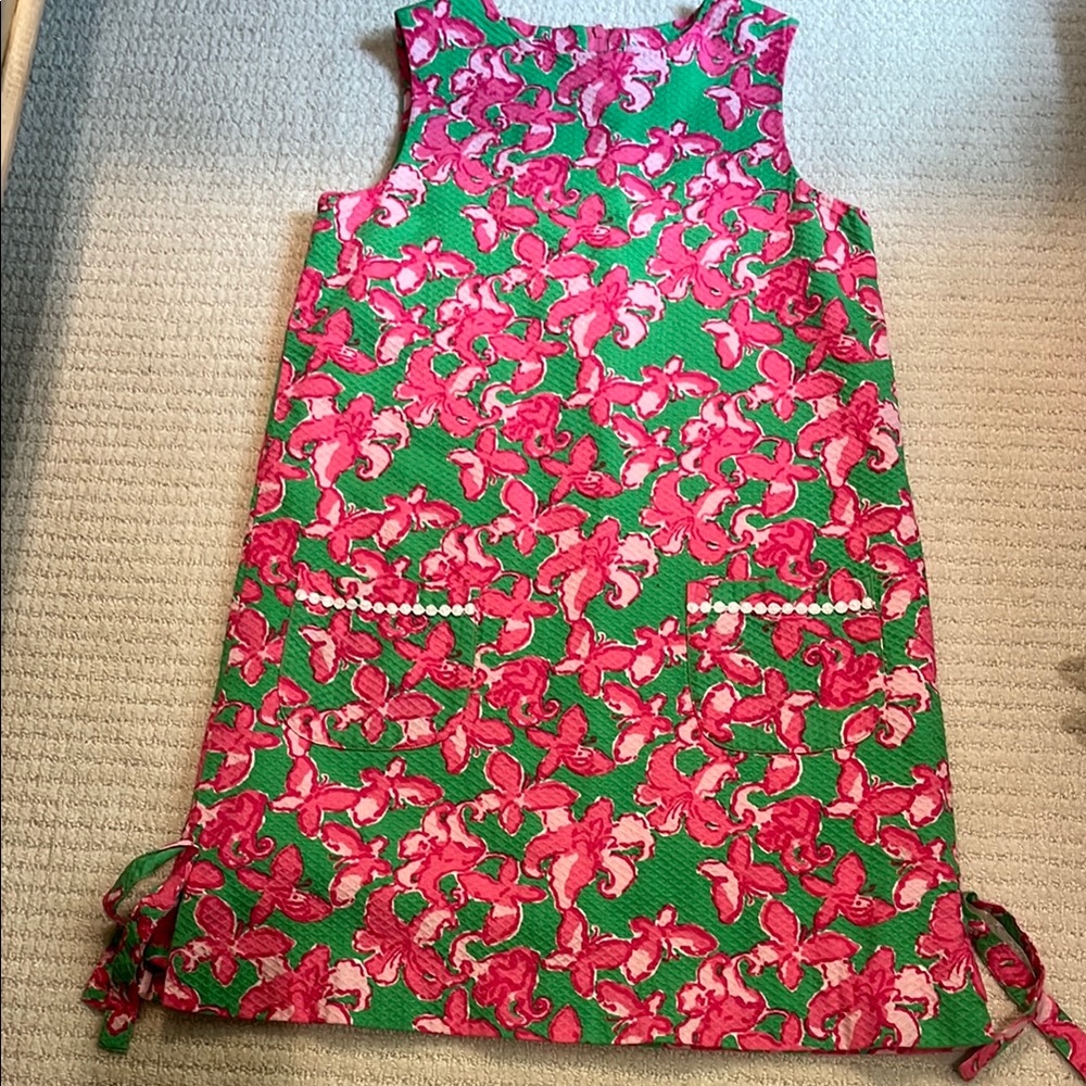 Lilly Pulitzer Pink and Green Patterned Top